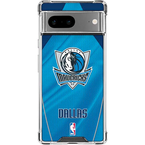NBA Dallas Mavericks Jersey Google Pixel 7a Clear Case
